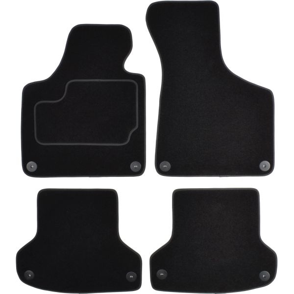 Set Covorase Auto Mocheta Fata + Spate Mammooth Audi A3 8P 2003-2013 Negru MMT A041 AUD75 PRM 01